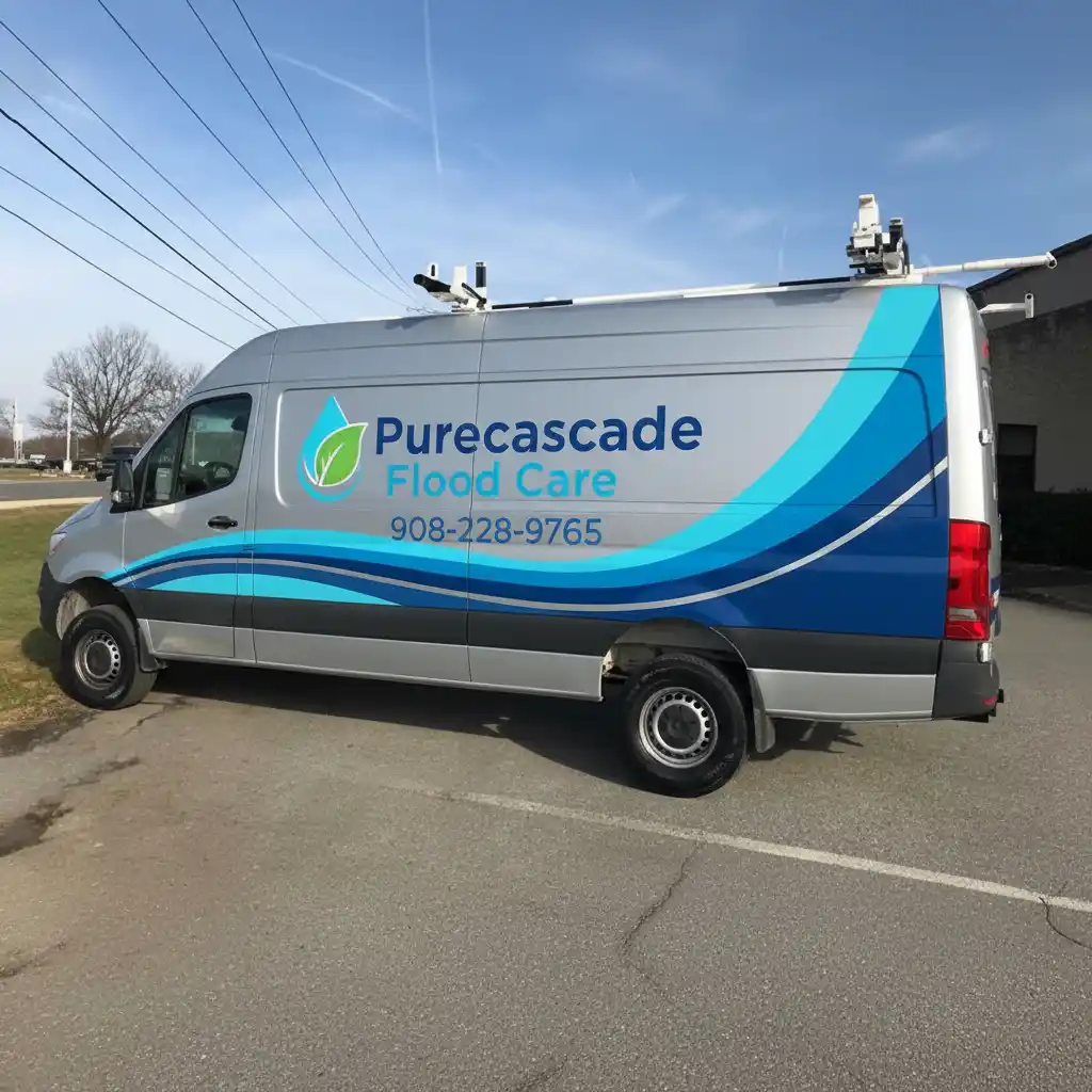 Purecascade Flood Care service van equipped for water damage restoration in South Hackensack